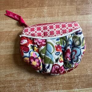 Vera Bradley Sweetheart Pouch, retired Hope Garden pattern